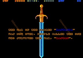 une photo d'Ã©cran de Rastan Saga 2 sur Arcade